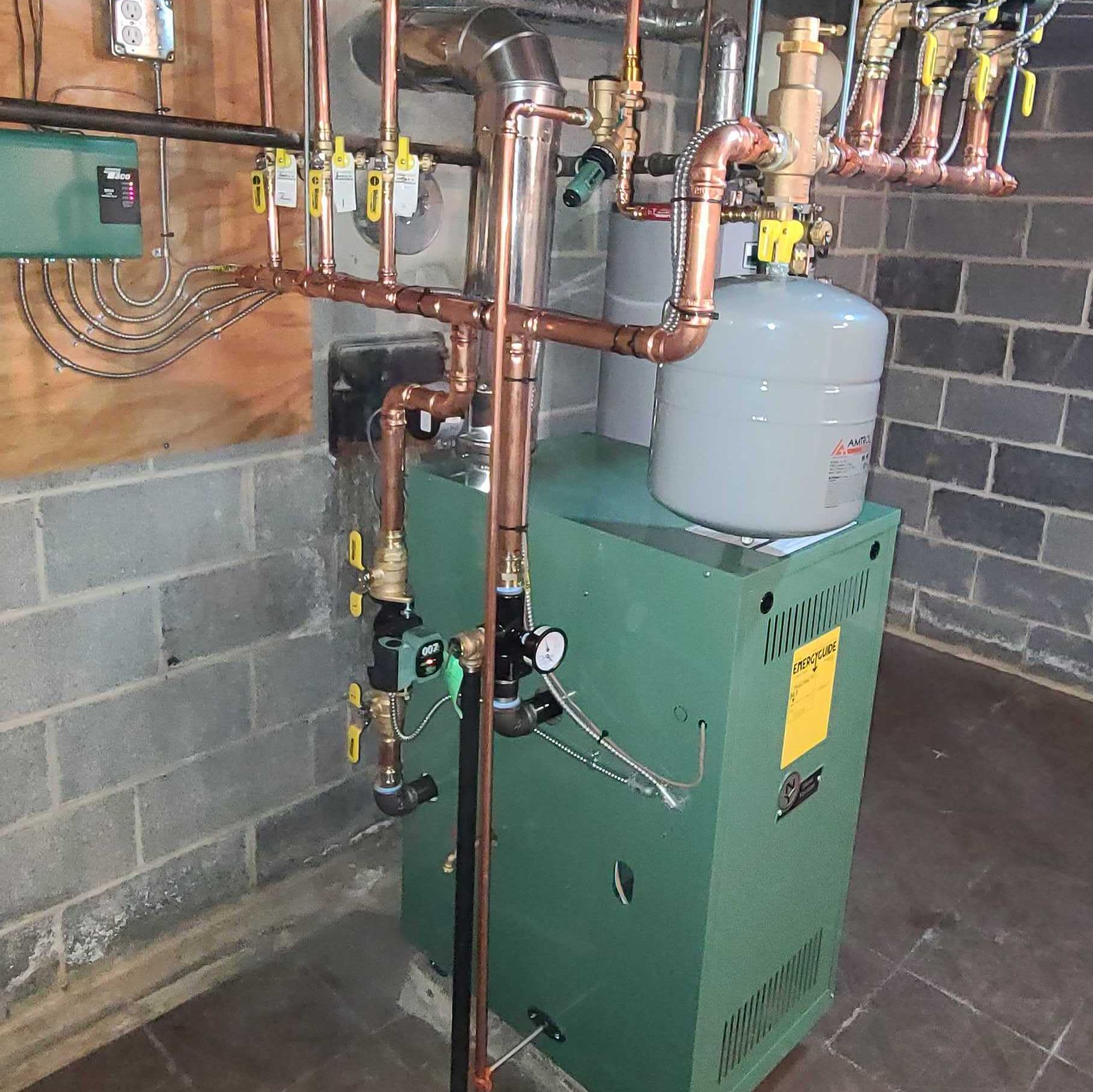 Gas boiler replacement near Haverford Township PA. McGinley Services heating and cooling
